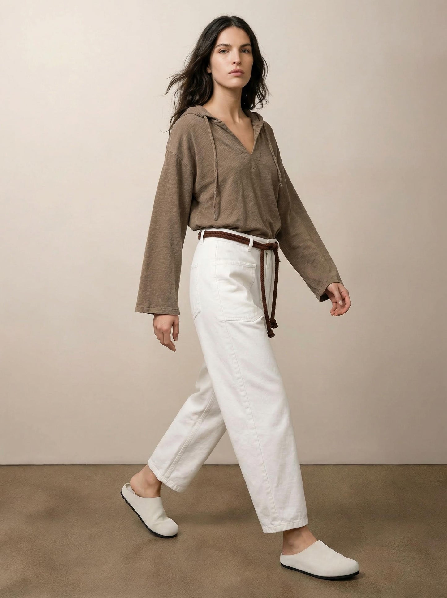 Pants with String Belt