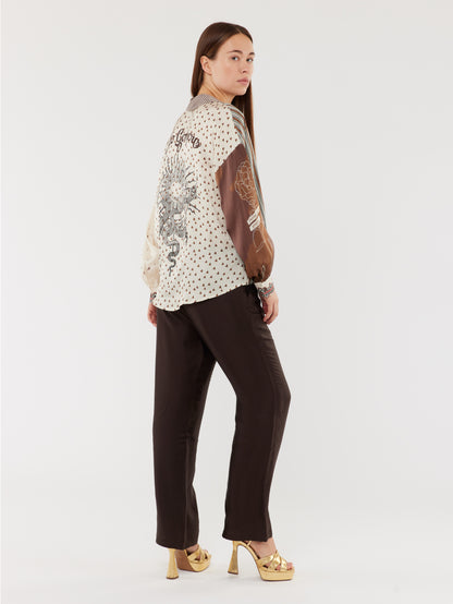 Sofia Tie-front Blouse
