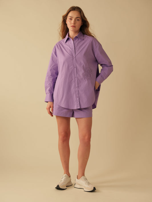 Long Sleeve Button Front Shirt