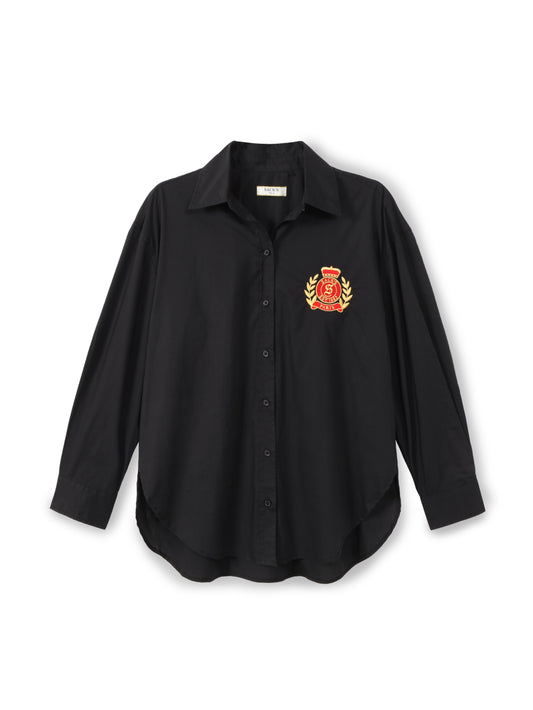 Embroidered Button-Down Men's Shirt
