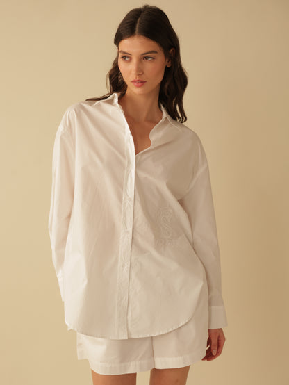 Long Sleeve Button Front Shirt