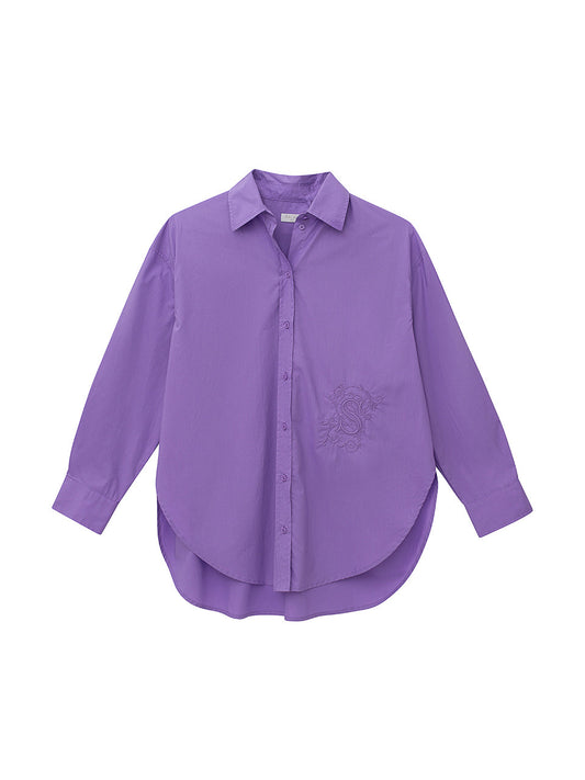 Long Sleeve Button Front Shirt