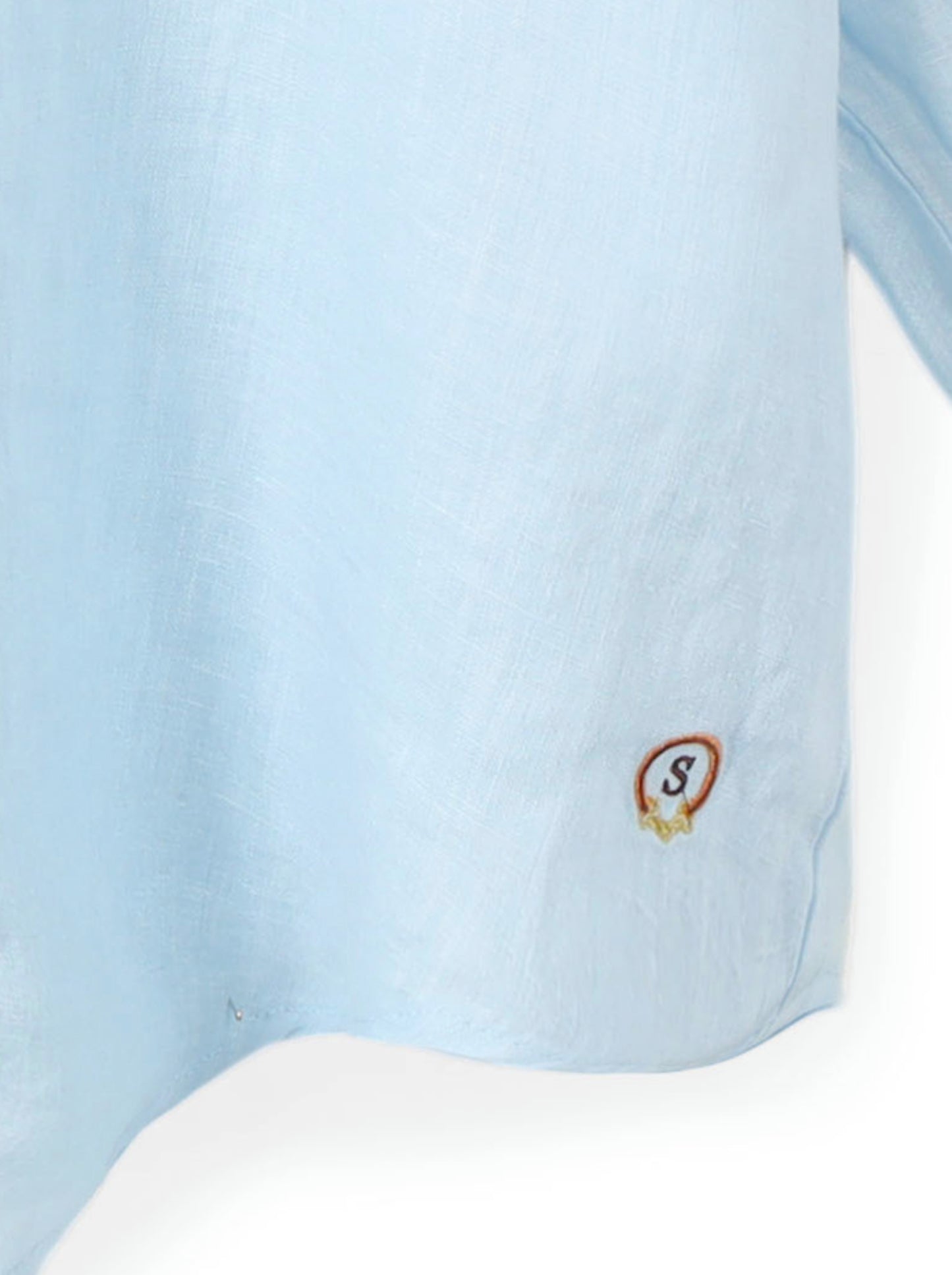 Classic button-down linen shirt