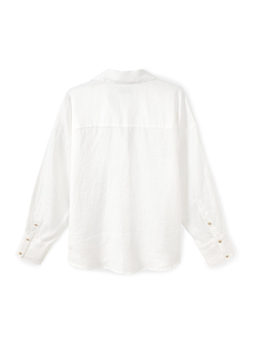 Classic button-down linen shirt