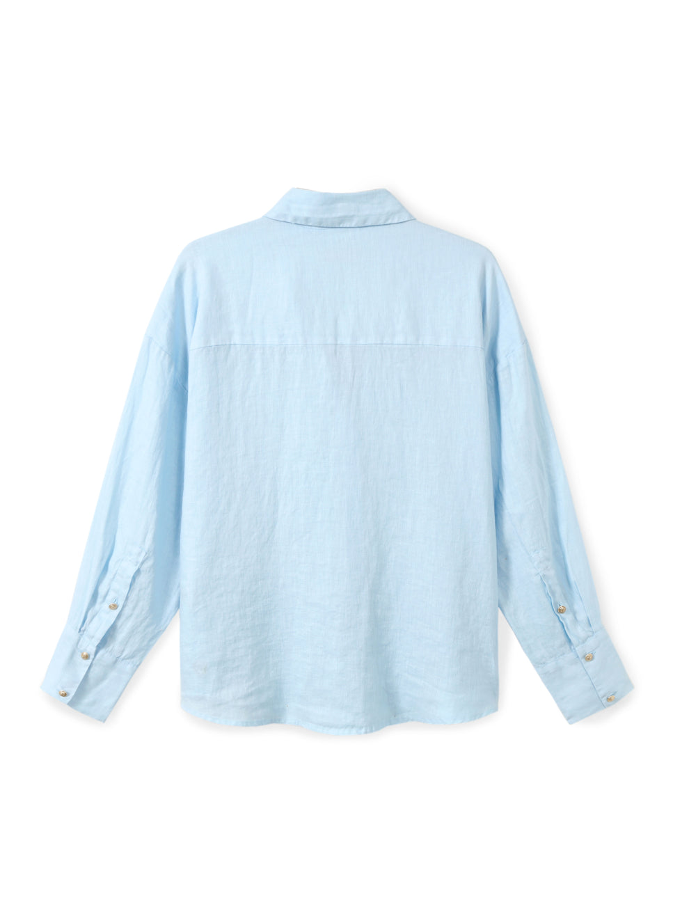 Classic button-down linen shirt