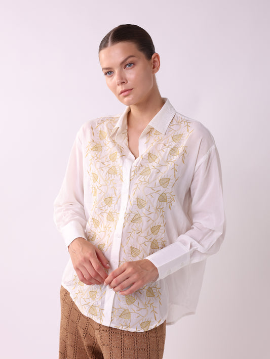 Bohemian Embroidered Shirt