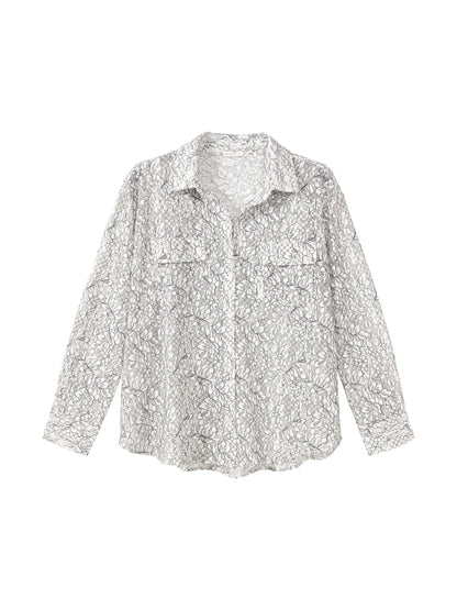 Lace Buttoned Shirt