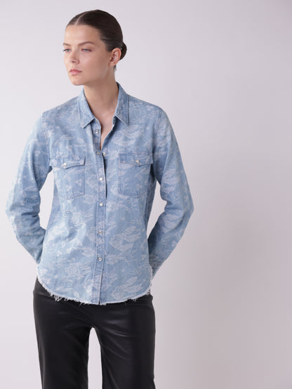 Buttoned Denim Shirt