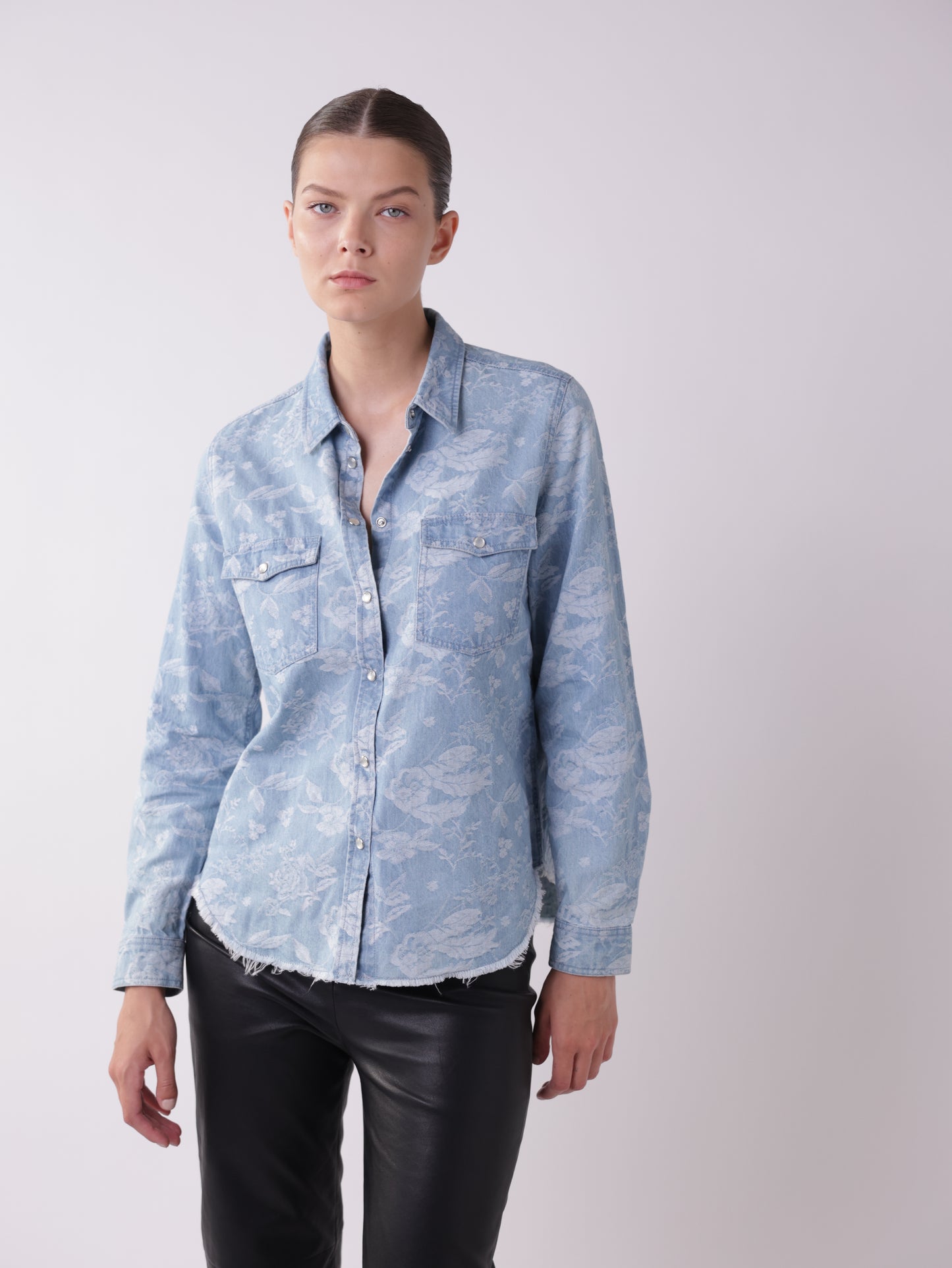 Buttoned Denim Shirt