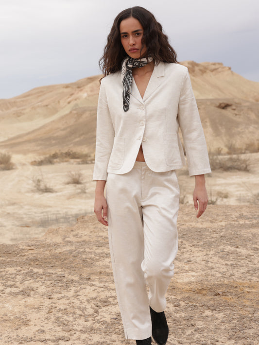 Outer pocket blazer