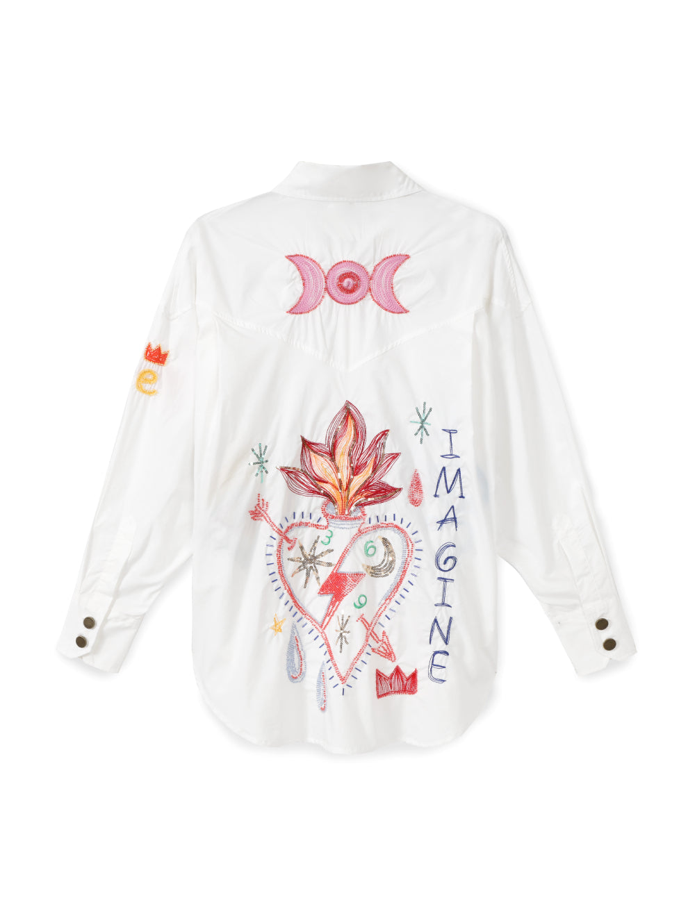 ADELYN DENIM EMB SHIRT