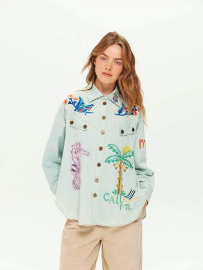 Adelyn Oversized Embroidery