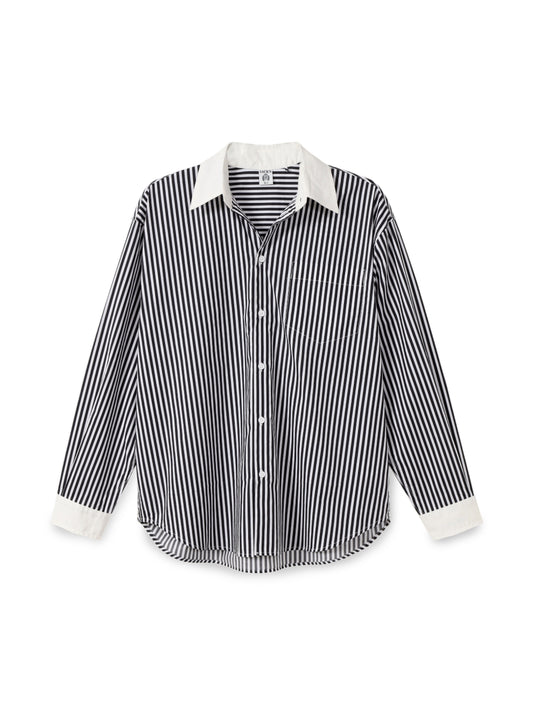 חולצה גברית מכופתרת פסים