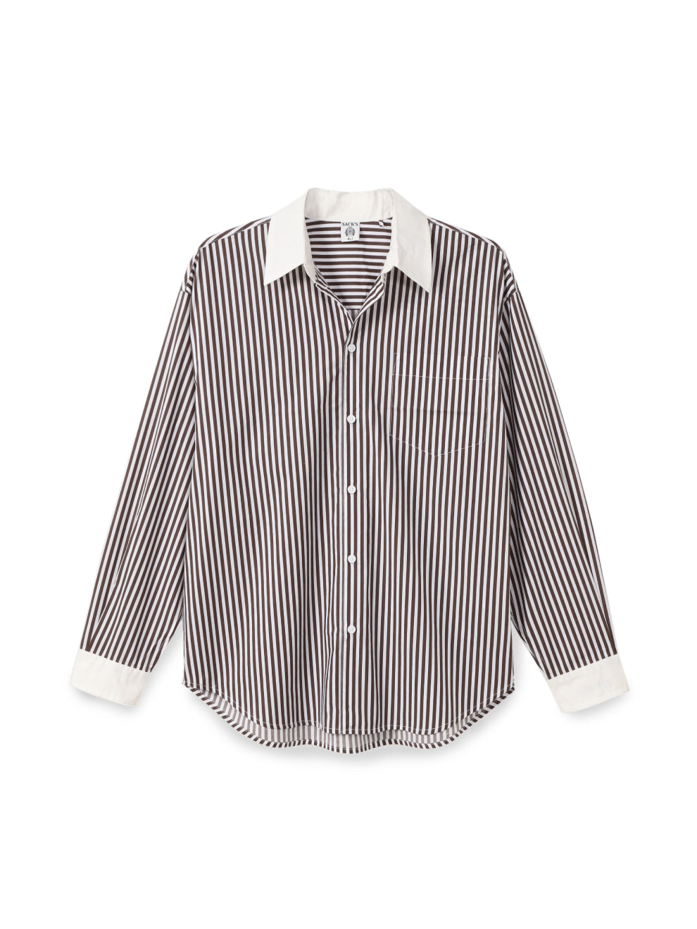 חולצה גברית מכופתרת פסים