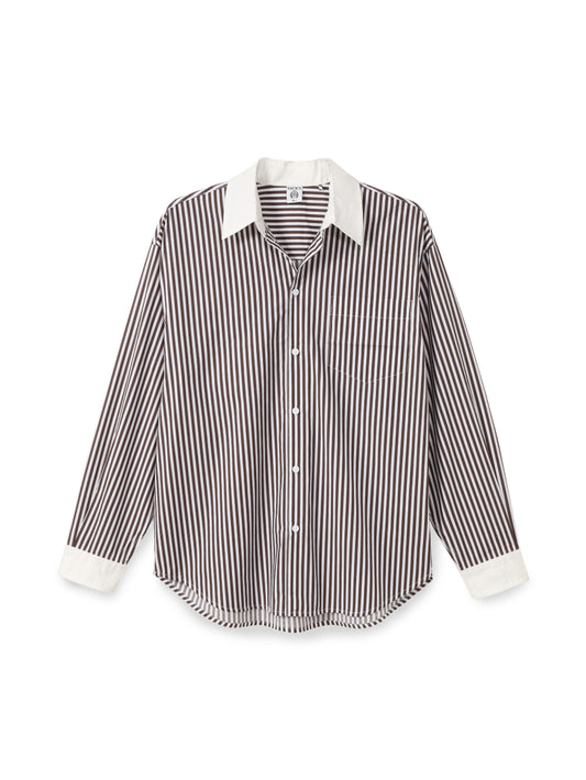 חולצה גברית מכופתרת פסים