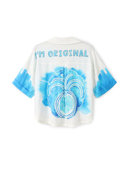 Aria Cropped Shirt