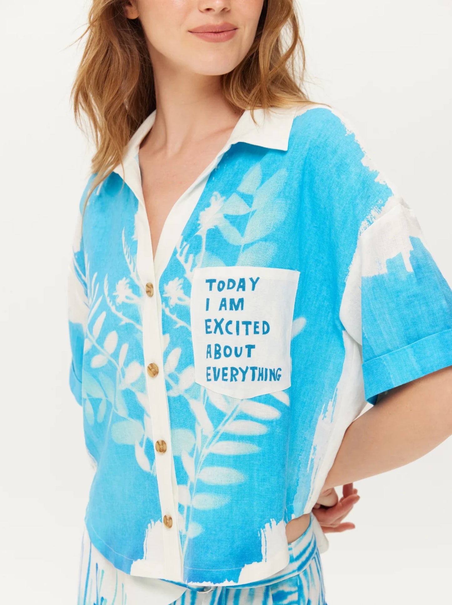 Aria Cropped Shirt