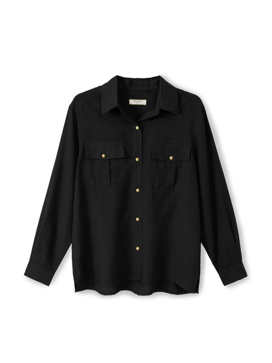 Men's Shirt with Gold Buttons