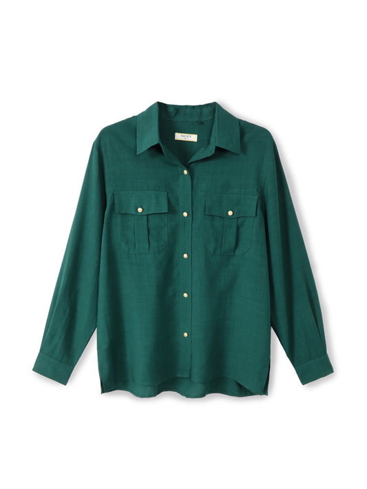 Men's Shirt with Gold Buttons