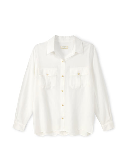 Men's Shirt with Gold Buttons