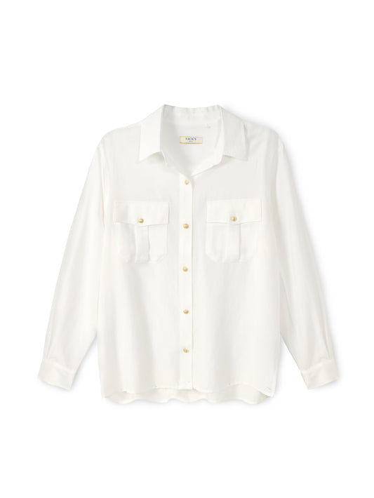 Men's Shirt with Gold Buttons