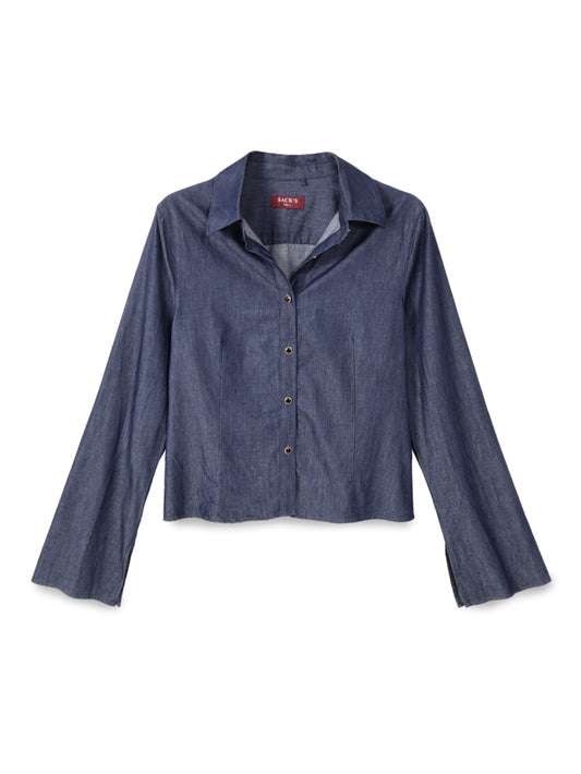 Denim Button-Down Shirt