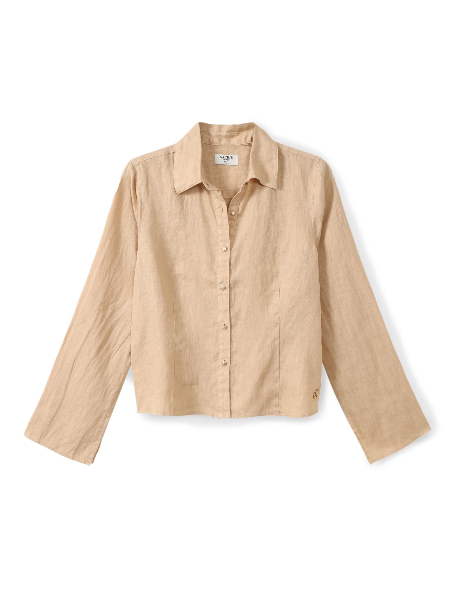 Linen button-down shirt