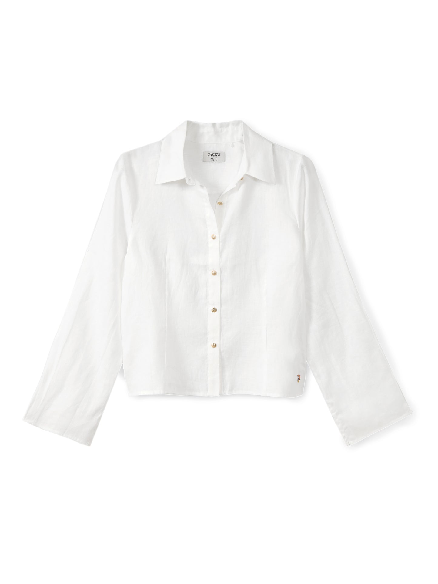 Linen button-down shirt