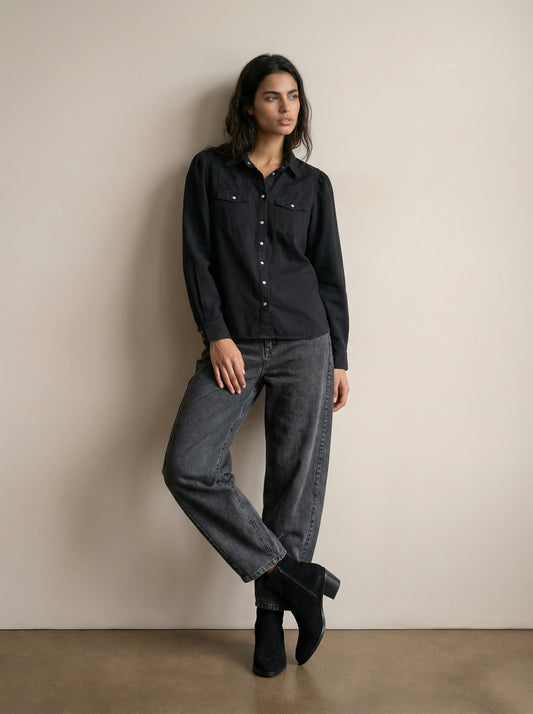 Western button-down shirt