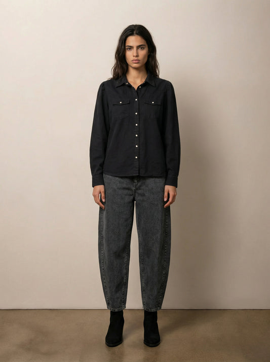 Western button-down shirt