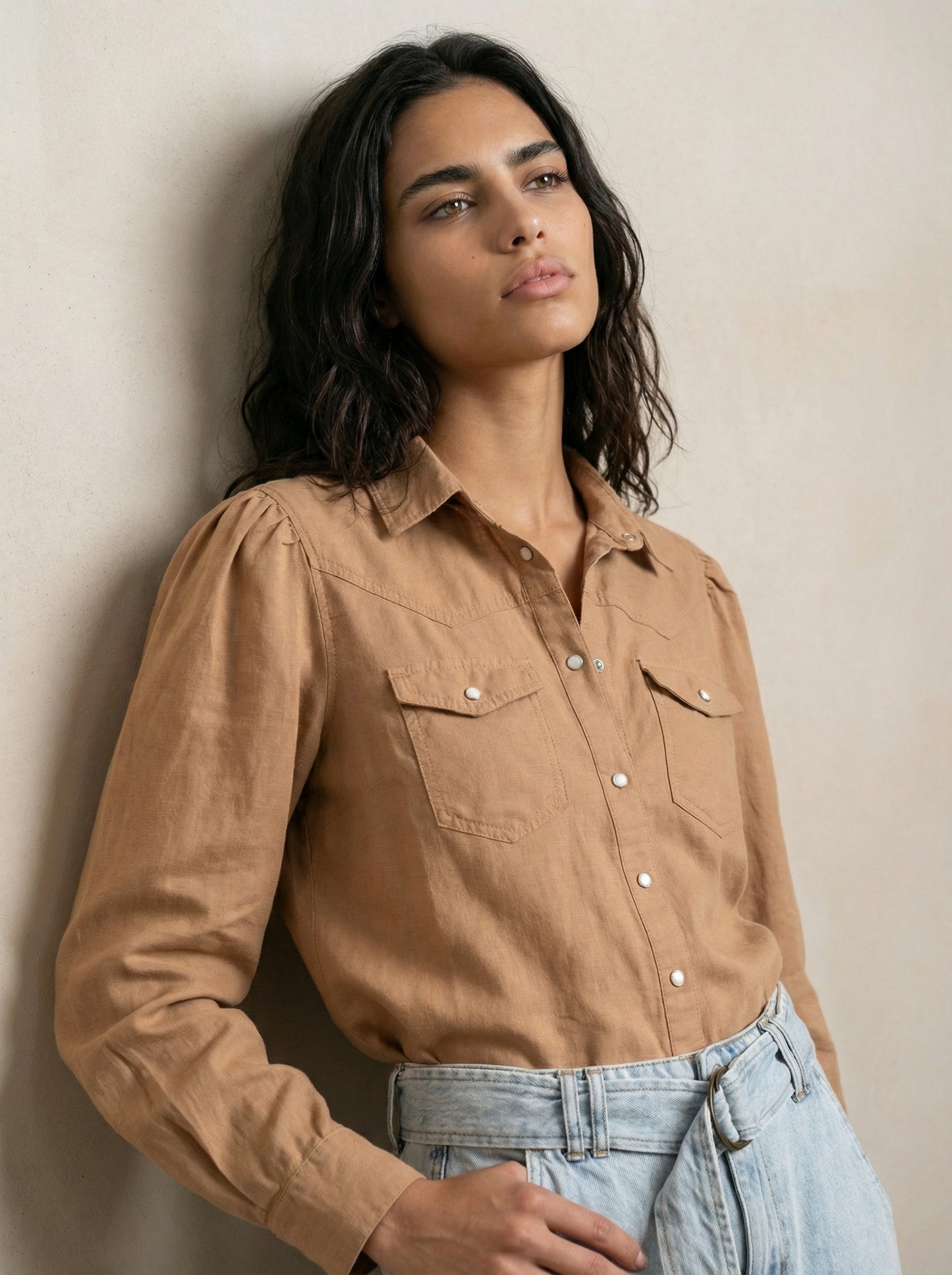 Western button-down shirt