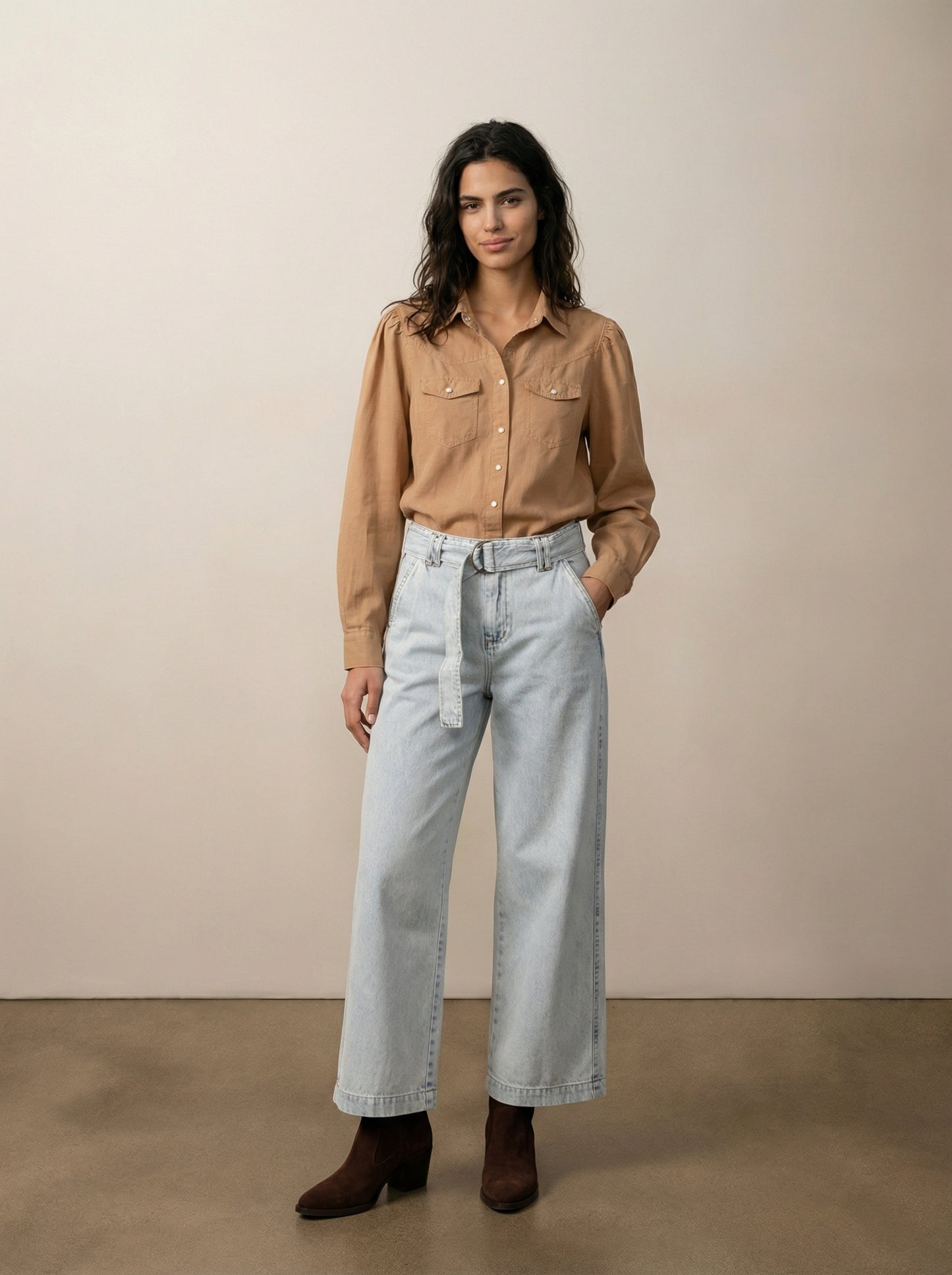 Western button-down shirt