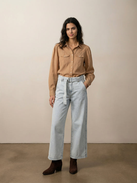 Western button-down shirt