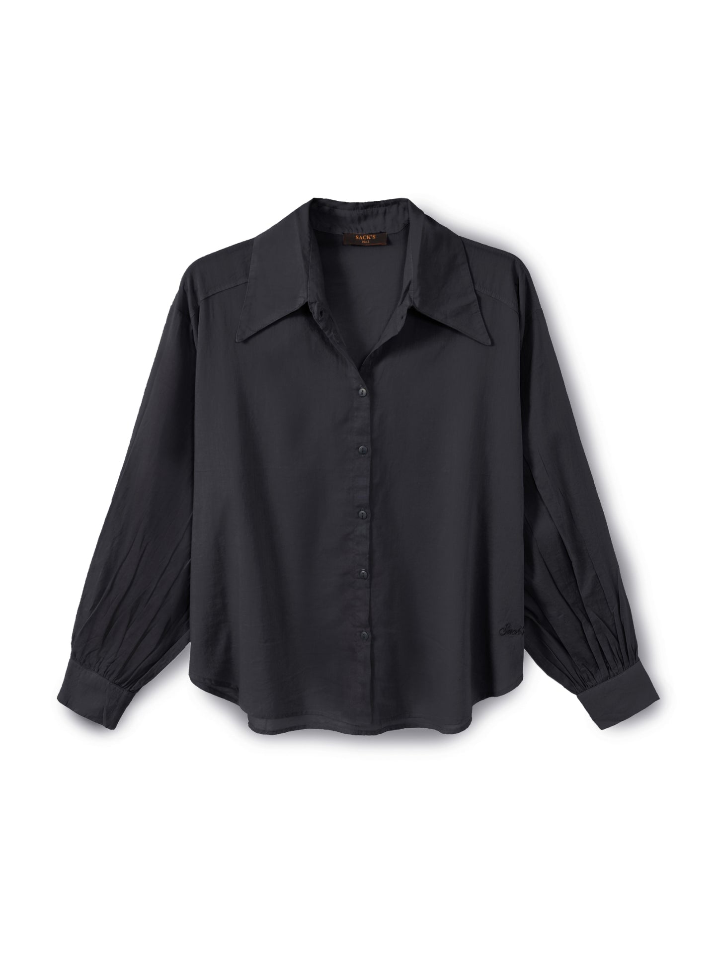 Buttoned voile shirt