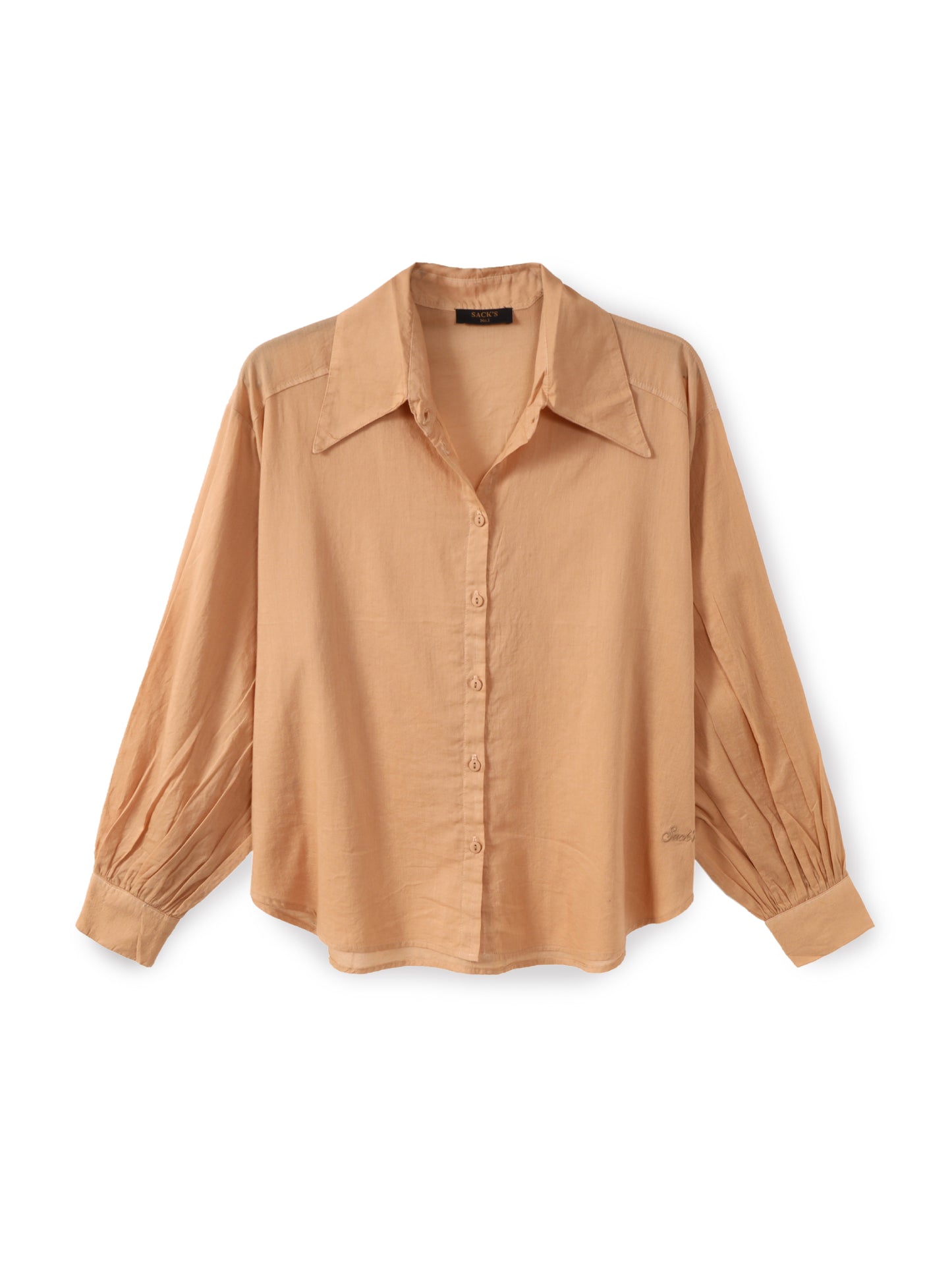 Buttoned voile shirt