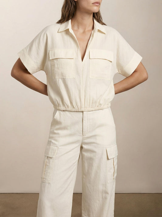Utility Crop Shirt