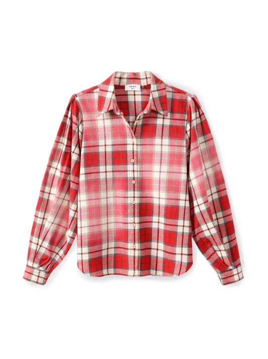 Plaid flannel shirt