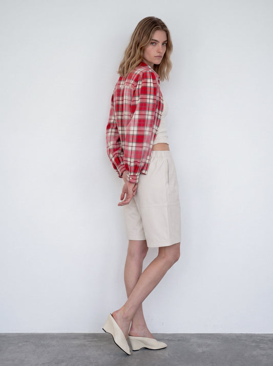 Plaid flannel shirt