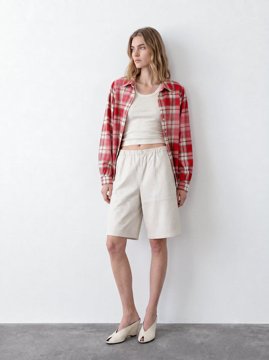 Plaid flannel shirt