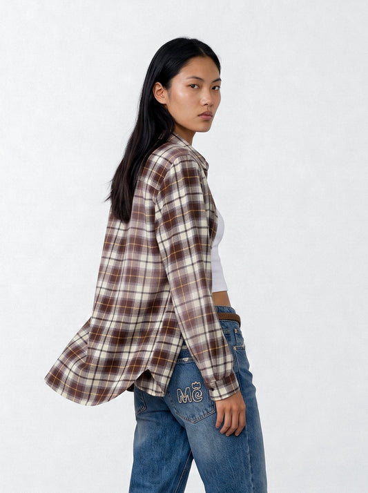 Plaid flannel shirt