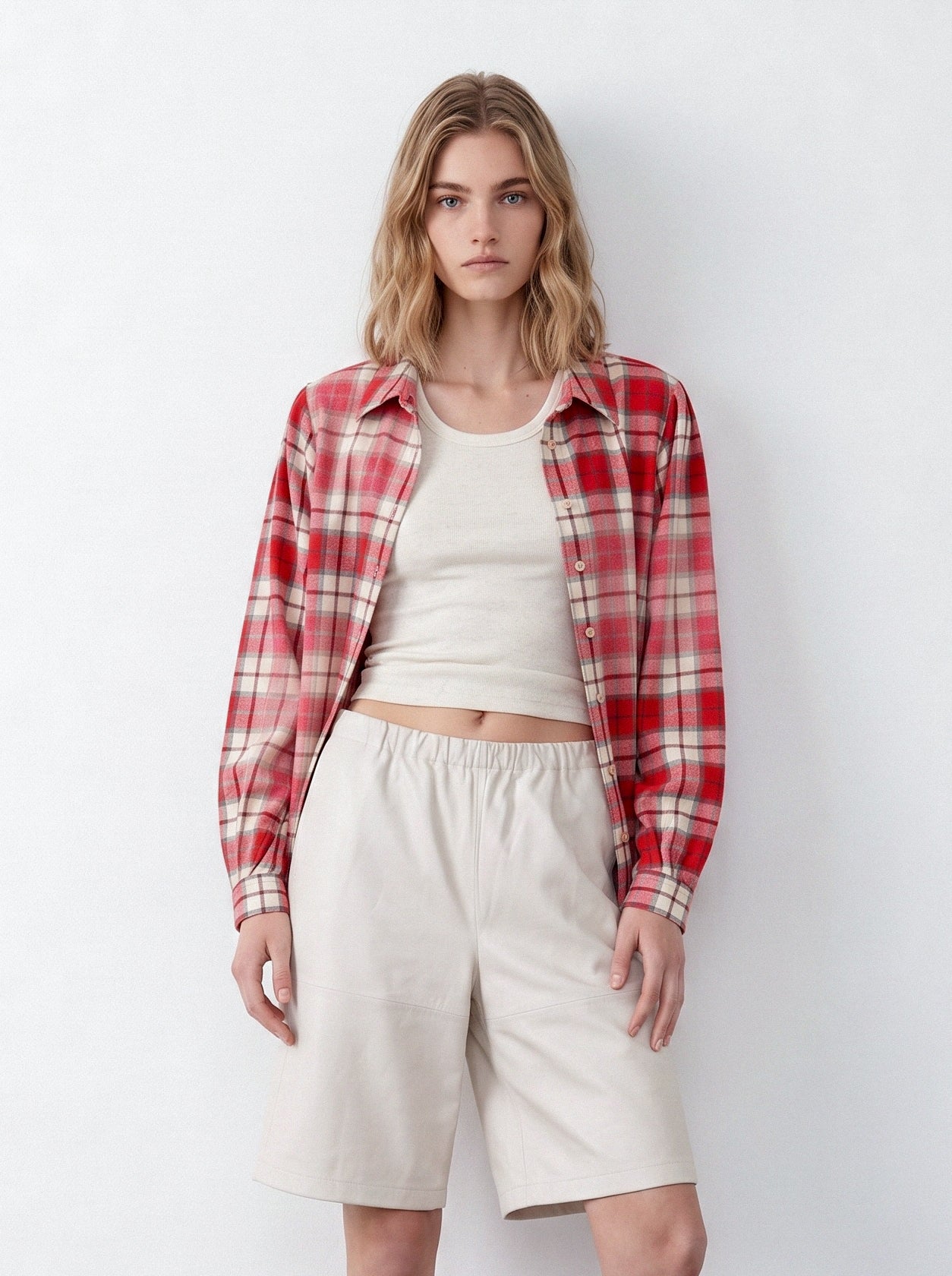 Plaid flannel shirt