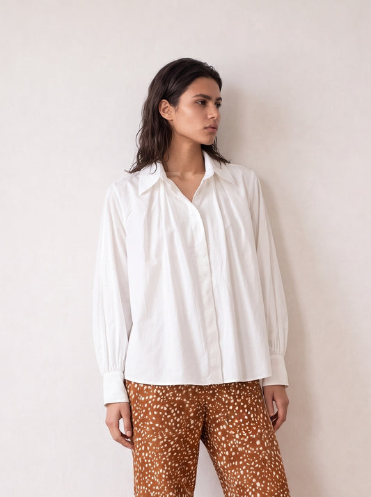Bohemian Gathered Blouse