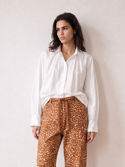 Bohemian Gathered Blouse