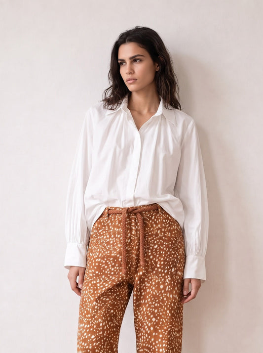 Bohemian Gathered Blouse