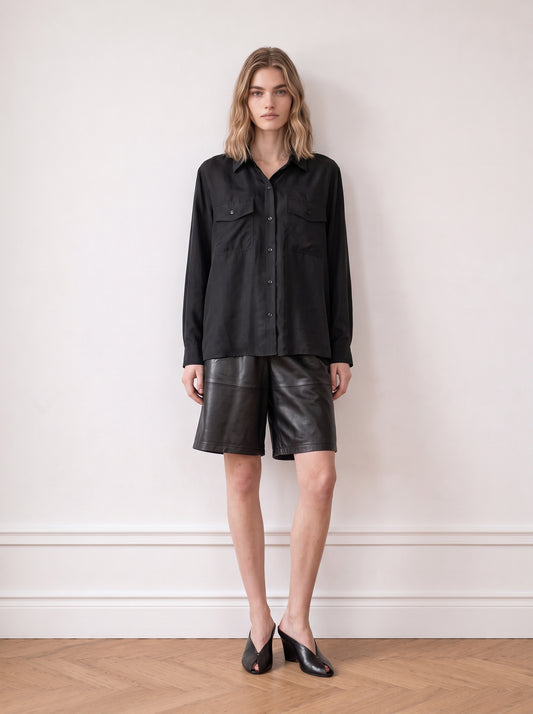 Silk Button-down Shirt