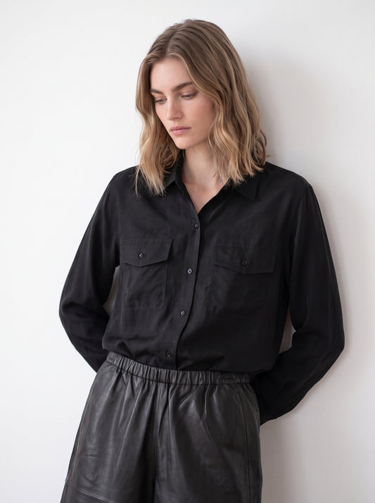Silk Button-down Shirt