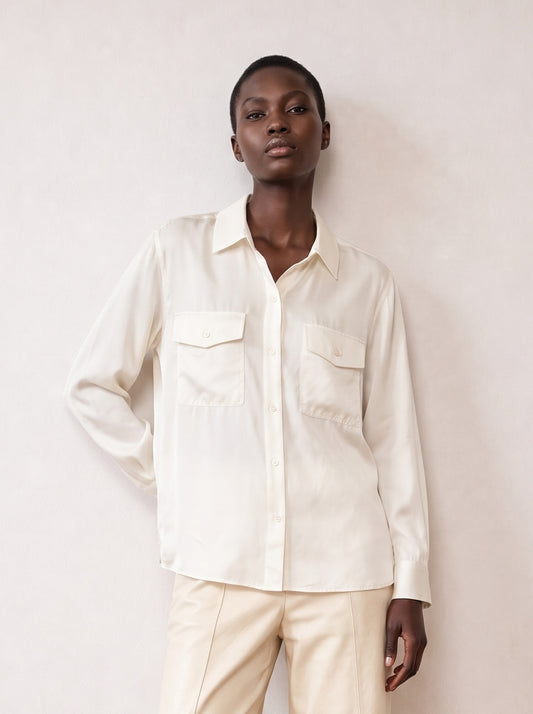 Silk Button-down Shirt