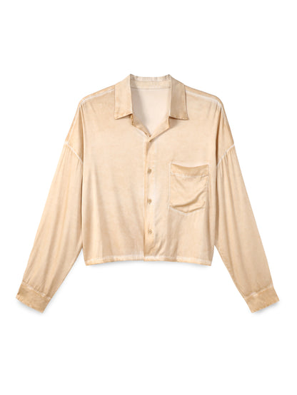 Vintage Wash Crop Shirt
