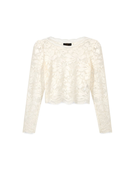 Lace crop top