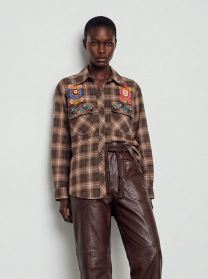 Heritage Embroidered  Bohemian Shirt